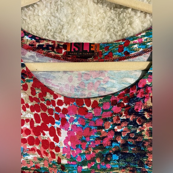 Isle Apparel Tiered Ruffle Cha Cha Dress - Picture 3 of 3